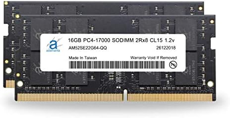 Адаманта 32GB Компатибилен ЗА MSI PX60, PE70, GS72, GS70, GS60, Дух, Stealth, Престиж DDR4 2133Mhz PC4 - 17000 SODIMM 2Rx8