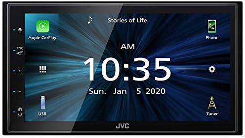 JVC KW-M560BT Apple CarPlay Android Автоматски Мултимедијален Плеер w/ 6.8 Капацитивен Екран На Допир, Bluetooth Audio И Повик
