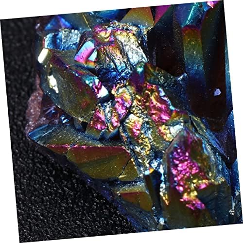 Весели 1pc агат ринстон евтиви за лапидарски кристал кластер цитрин геоден кристален лурки геодески скапоцен камен примерок кристален