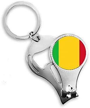 Мали Африка Национален Амблем Ноктите Нипер Прстен Клуч Синџир Шише Машинка Машинка