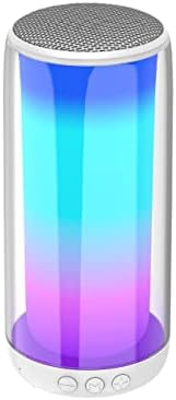 KNZ Mozarto Glow S Bluetooth 5.3 звучник со динамичен RGB Lightshow, 10W, вистински безжичен режим, AUX/MicroSD/USB стриминг,