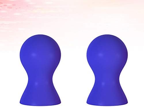 1 пар сина мини пијалок силиконски вакуум вибрирајќи вшмукување на градите чаша чаша за тело, флертувајќи секс играчка за жени- големина декор
