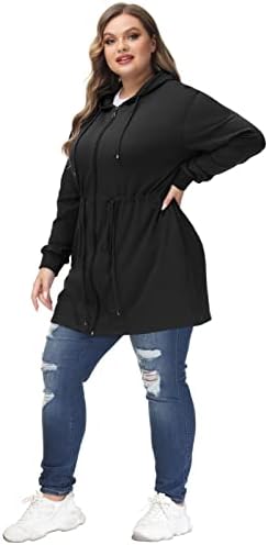 Хана Николе плус дуксери со големина за жени поштедуваат џемпери за обична влечење со џебови