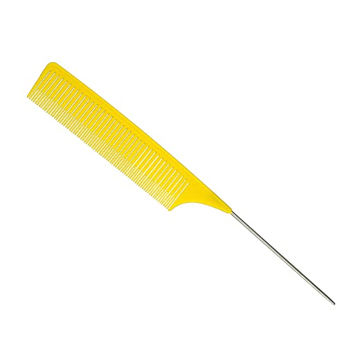 Вокост широка четка за заби, чешел за опашка за домашна употреба, стилизинг чешел пластика, жолта