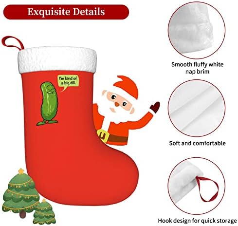 Yoigng голема копарска марината Божиќна порибување Божиќни чорапи класичен празничен декорација камин виси чорап