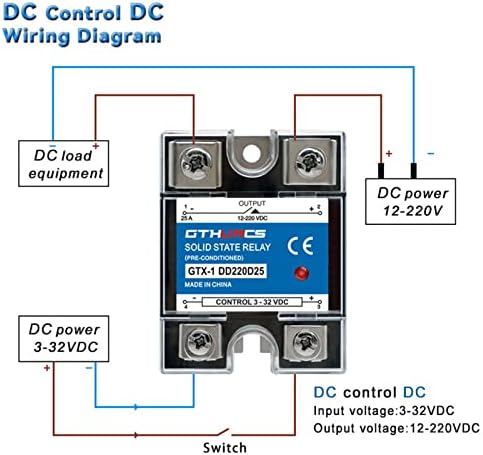 10A 25A 40A DA единечна фаза DC Control AC топлински мијалник 3-32VDC Контрола 220V AC SSR-10DA 25DA 40DA SOLID STETION RELAY DC-ACLS, Големина: