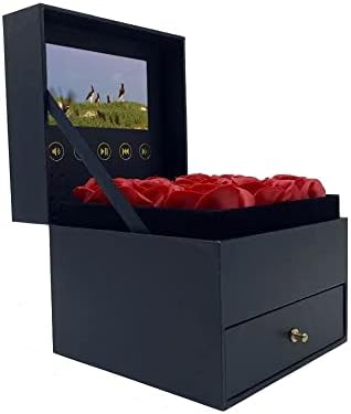 ПУФ КУЌА Најдобра Кутија За Видео Подароци со цвеќиња и занемарување./ Подарок за денот на вљубените за неа или за него./ Кутија