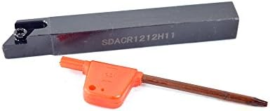 1pcs SDACR 1212H11 легура челик CNC LATH LATHE EXCIRCLE држач за алатки за вртење здодевна лента за DCMT11T3, дијаметар на Шанк 1212 mm, вкупна