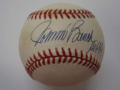 Nyони Бенч Синсинати Црвените потпишаа автограмиран бејзбол HOF натпис JSA - Автограмски бејзбол