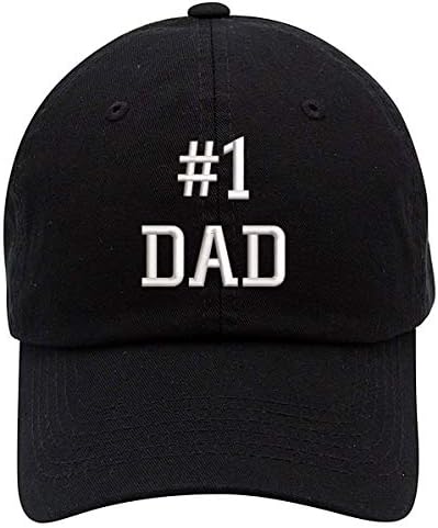 Облека со највисоко ниво број 1 тато извезена четкана памучна тато капа капа