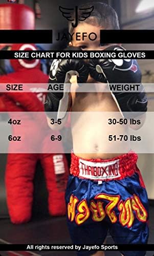 Џејфо Бокс Ракавици за Деца &засилувач; Деца-Млади Бокс Ракавици За Бокс, Удар Бокс, Муај Тај И Мма-Почетници Тешки Торба Ракавици