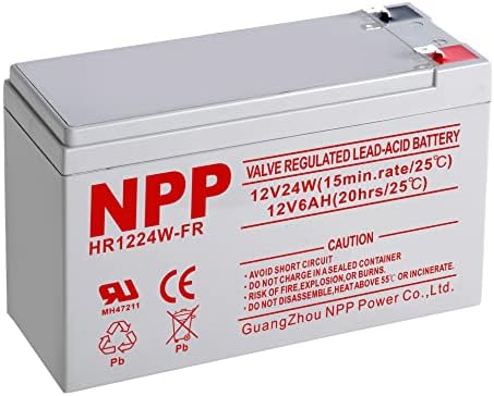 NPP HR1224W 12V 144WATTS 24WATT/ CELL AGM Запечатена оловна киселина за полнење на батеријата на UPS-от, заменете ја батеријата со резервни