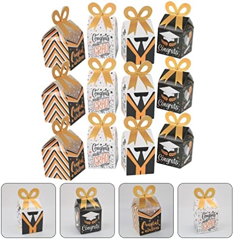 Didiseaon Бонбони Контејнери 12 парчиња Кутија За Подароци За Дипломирање 2023 Кутии За Завиткување Бонбони Слатки Колачиња