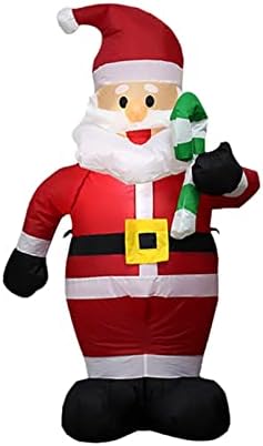 Пифуд Татко Божиќ Божиќ Божиќ на надувување Дедо Мраз со играчки за воз Божиќна отворена декорација градинарски реквизити за забави
