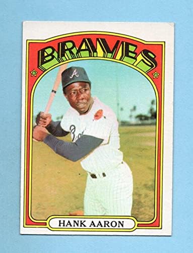 1972 Топпс 299 Хенк Арон Атланта Брејвс Бејзбол картичка EX - EX+ - Плабни бејзбол картички