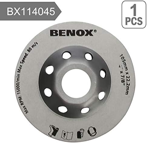 Бенкс 4 инчен дијамантски чаша тркало со двојно ред сечило влажно и суво мелење диск BX-114030
