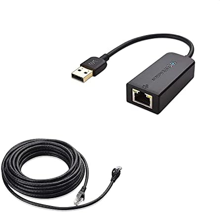 Кабелски работи USB за адаптер за етернет поддржувајќи 10/100 Mbps Ethernet мрежа во црна и безмилотна кабел за етернет CAT6