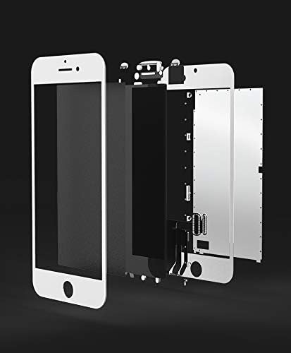 passionTR White за iPhone 7 плус 5,5 Инчен Лцд Дигитализатор Замена На Екранот Целосно Комплетно Склопување Со Сензор За Близина