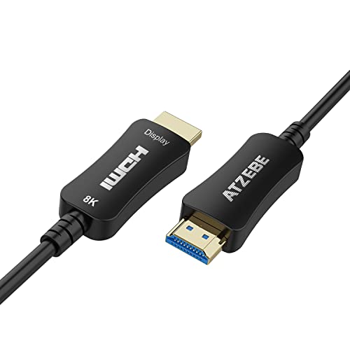 ATZEBE HDMI 2.1 Кабел 8K Оптички ВЛАКНА HDMI Кабел 164ft