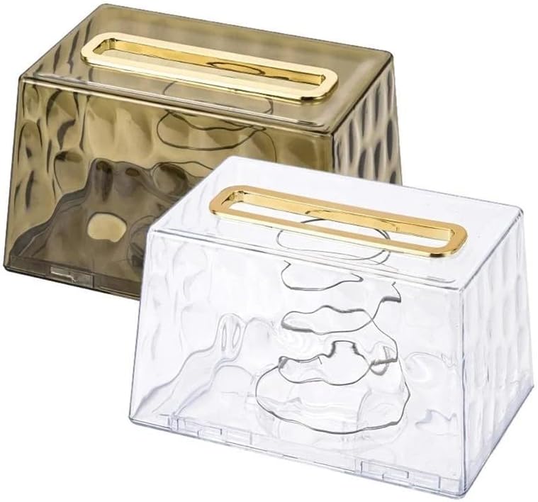 Кутија За Ткиво ЖУХВ Проѕирна Проѕирна Покривка Кутија За Тоалетна Хартија Држач За Кристална Салфетка Едноставен Стилски Диспензер За