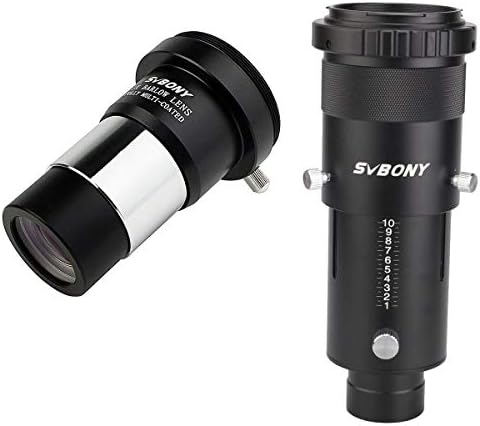 Svbony 2x Barlow Објектив Со М42 Конец И Телескоп Камера Адаптер Комплет За Canon EOS Rebel SLR DSLR