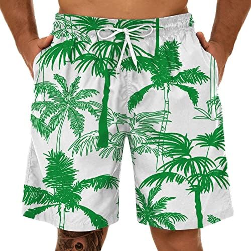 GDJGTA Голема спортска големина за слободно време забавно печатење 3Д летни машки шорцеви машки панталони за мажи со џебови со џебови