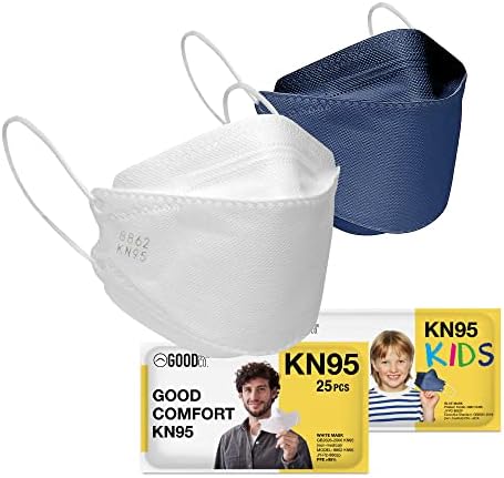 Добра маска копродукции Добрата удобност KN95 бела маска за лице 25 пакет и деца сина KN95 25 пакет пакет пакет