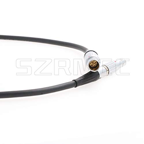 SZRMCC 1B 6 PIN Машки до десен агол 0B 2 Пин Машки кабел за напојување за DJI Ronin 2 Gimbal стабилизатор 6 игла до SmallHD