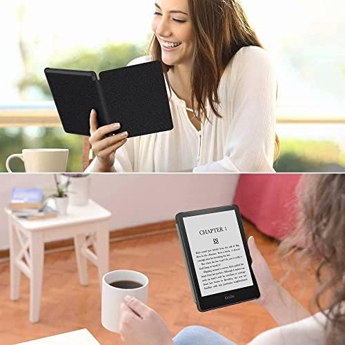 JNSHZ Kindle Paperwhite 6,8 Инчи - 11 Капак За Поттикне 2021 Е-Читач - Лесен Премиум Стп Кожен Капак Со Автоматско Спиење/Будење,