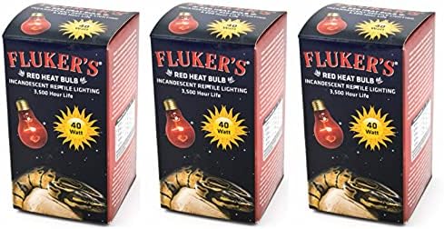 Флукер 3 пакет црвени топлински сијалици за влекачи, 40 вати