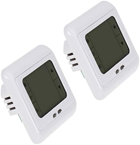 Cabilock PC контролер 2PCS термостат со дигитален дисплеј за дигитален дисплеј за екранот на допир, заштеди интелигентен терморегулатор