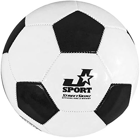 Фудбалски топки на JSport Големина 4 големо на големо со пумпа со пумпа