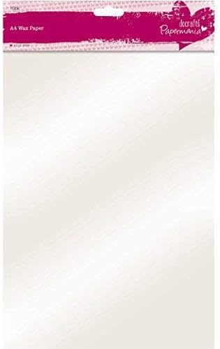 Восочна хартија PaperMania, A4, бела