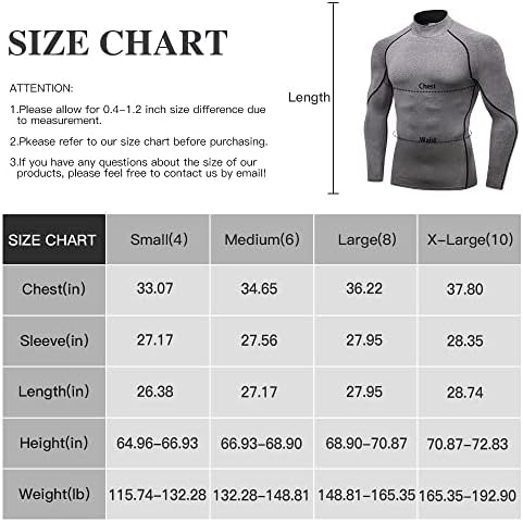 Машки кошули за компресија со долг ракав атлетски трчање кул сув врвен теренски тренинг спортски основен слој