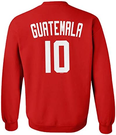 Jerseyерси на Гватемала Футбол - Гватемала на националниот фудбал Унисекс екипаж џемпер на екипажот