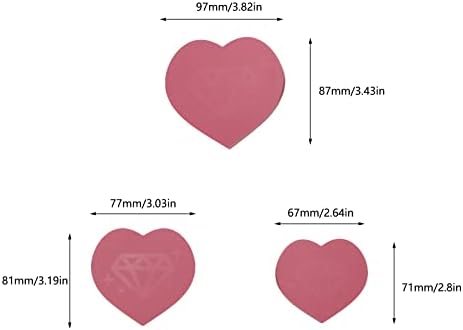 Kumgrot 6pcs дијамантски фиоки за сликање срце дијамантска уметничка лента