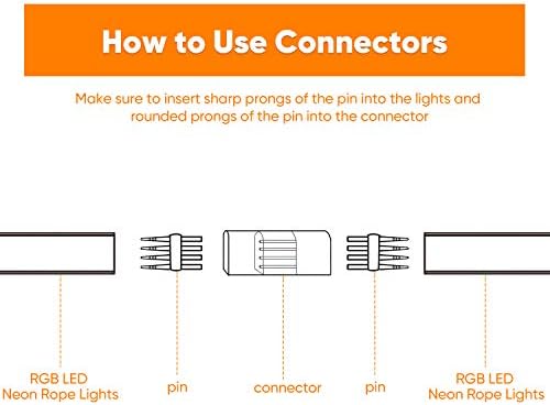 Производи за пакети за конектор пакет со сјај со конекторски пакет со 10m/32,8ft LED RGB Neon Rope Lights Kit