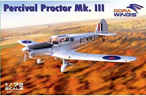 Дора крилја DW72014 Percival Proctor Mk.III Пластичен модел комплет, скала 1/72