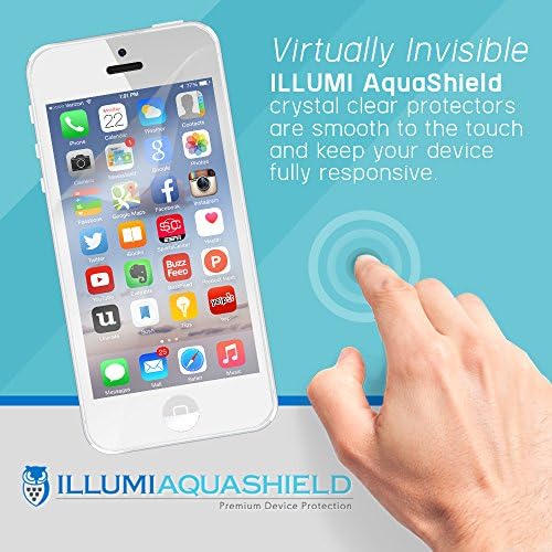 Заштитник на екранот Illumi Aquashield компатибилен со Verizon Ellipsis 10 No-Bubbul High Definition Clear Flexible TPU филм