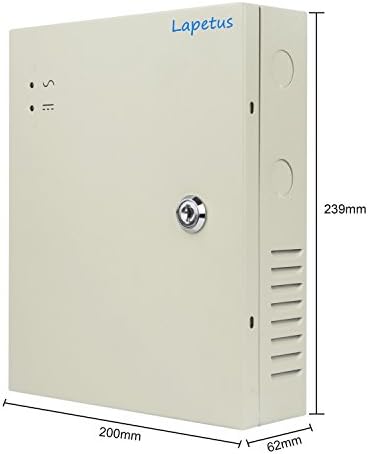 Lapetus 9 канали порта 12V DC 10 засилувач Ампер со PTC Fuse Дистрибуирана кутија за напојување за безбедносен систем за CCTV