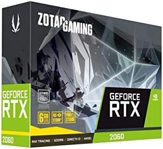 ЗОТАК ИГРИ На СРЕЌА GeForce RTX 2060 6GB GDDR6 192-битна Игри Графичка Картичка, Супер Компактен, ZT-T20600K-10M