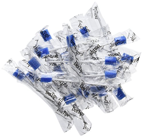 Medline Dentips за еднократна употреба орални брисеви, возрасни нетретирани, бели, 250 брои