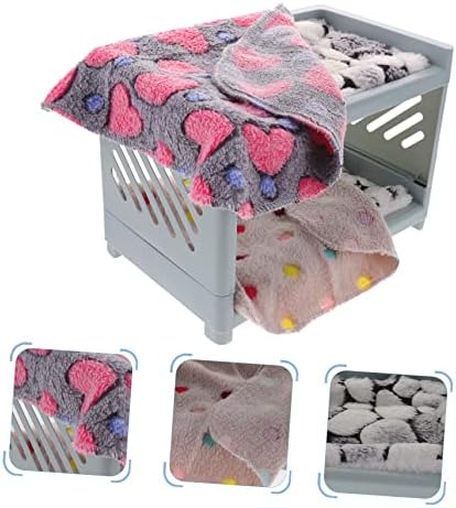 iplusmile 4 сетови хрчак заморчиња за кревет кревет додатоци за зајаче додатоци за хрчаци додатоци со двојно слој за зајаче за зајаци,