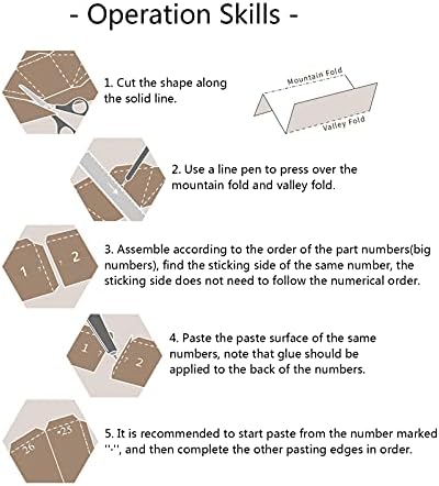 Wll-dp мала панда јадете бамбус пука геометриска хартија скулптура 3D оригами загатка DIY хартија модел креативен хартија трофеј украс