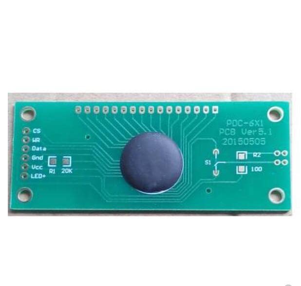 BP Monitor Digital LCD екран сино зелена бела боја за задната светлина опција 6 цифрен LCD HT1621 сегмент LCD дисплеј