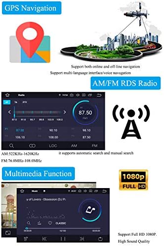 XISEDO 7 Android 9.0 Автомобил Стерео Во Цртичка Главата Единица 6-Јадро RAM МЕМОРИЈА 4G ROM 64G Автомобил Радио GPS Навигација