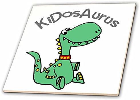 3дроза Смешни Слатки Зелени Брнтосаурус Бебе Диносаурус Кидосаурус Игра На Зборови-Плочки