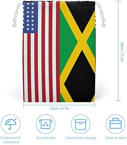 Сад Фиаг Јамајканско Знаме Торбичка За Чување Торби За Складирање Вреќи Отпорни На Прашина Издржлива Торба За Домашно Патување