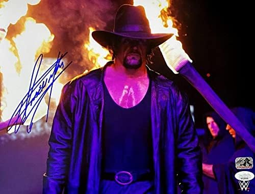 WWE Ексклузивен Андертејкер потпиша автограмиран 11x14 Фото JSA автентикација 12 - Автограмирани фотографии во борење