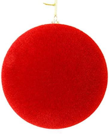 Викерман 6 Божиќна украс собрана топка, бела собрана завршница, распрскувана пластика, декорација на новогодишни елки, 4 пакувања